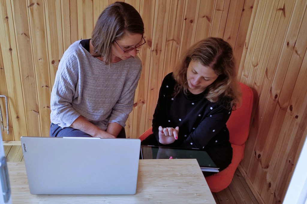 Ellie and Emma in a Strategy Planning Meeting